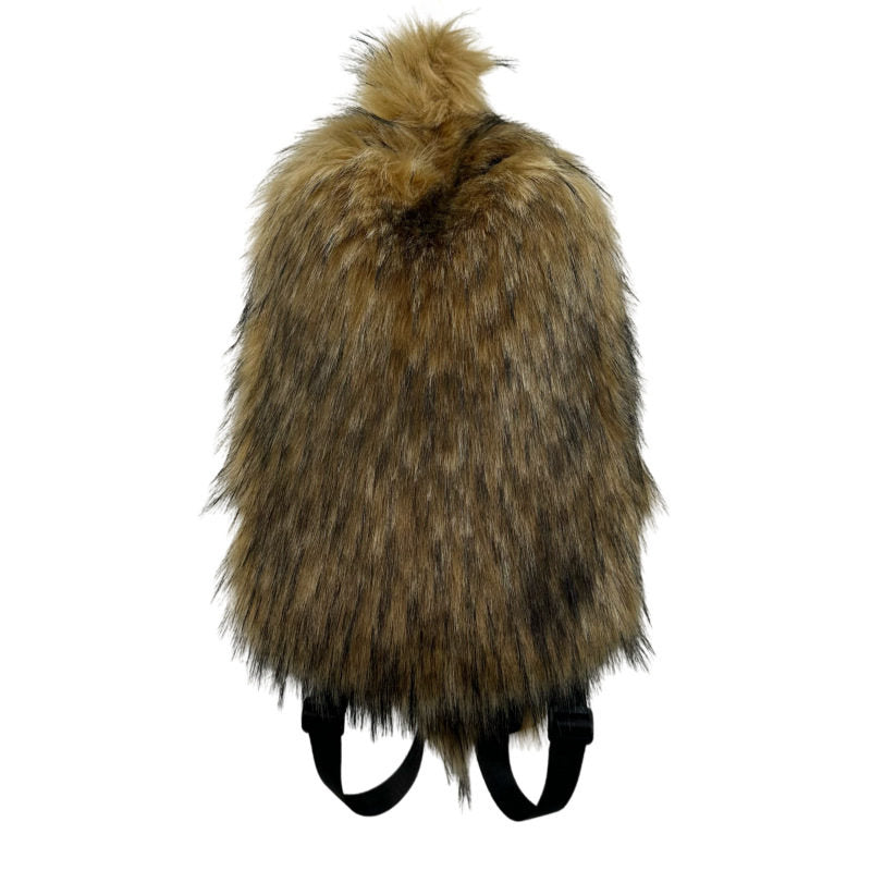 Ciseonik Hot-Selling School Bag, Fur Backpack, Women's Furry Bag, New Versatile Travel Plush Backpack