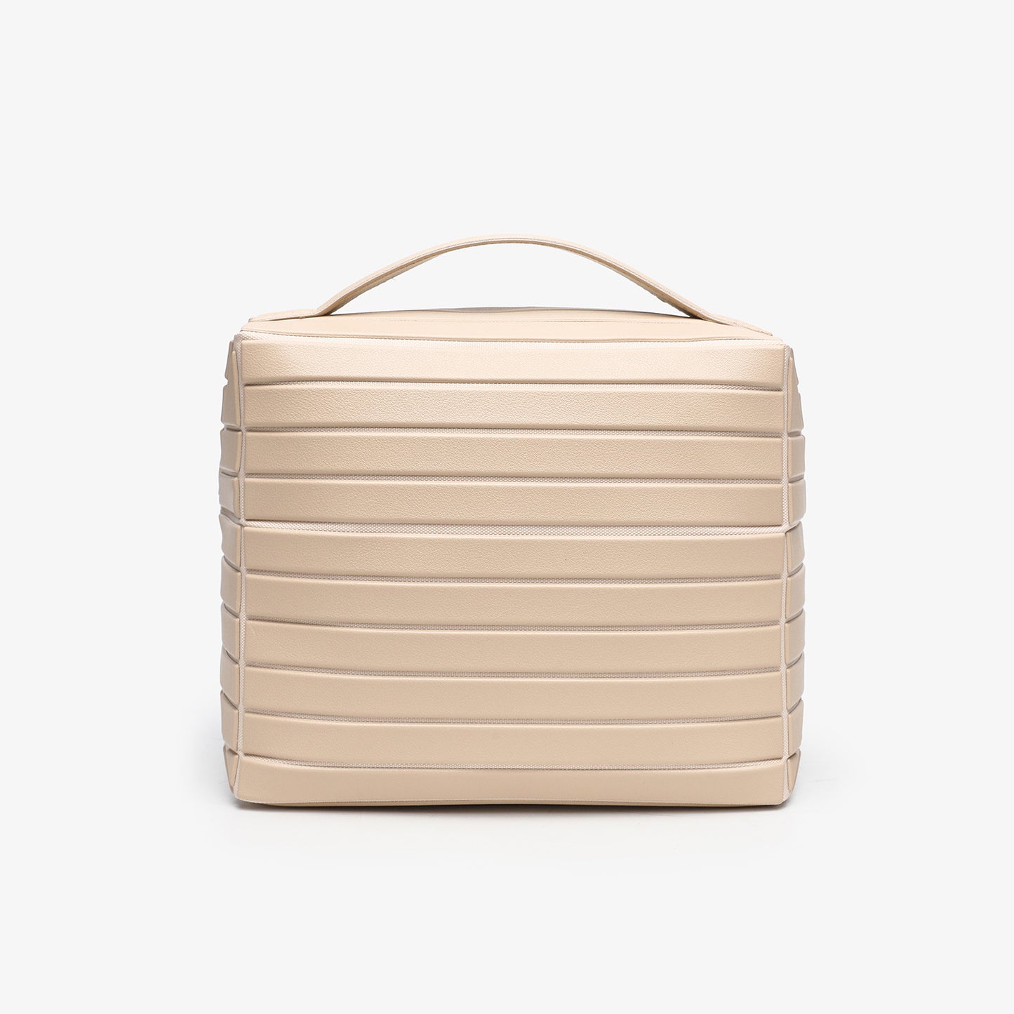 Portable Striped Cosmetic Storage Bag