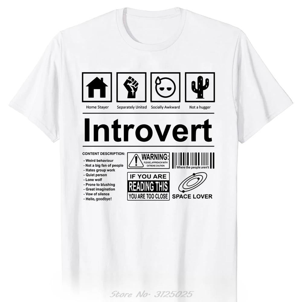 Unisex Style Men's Clothing Oversized T-shirt Humor Quotes F