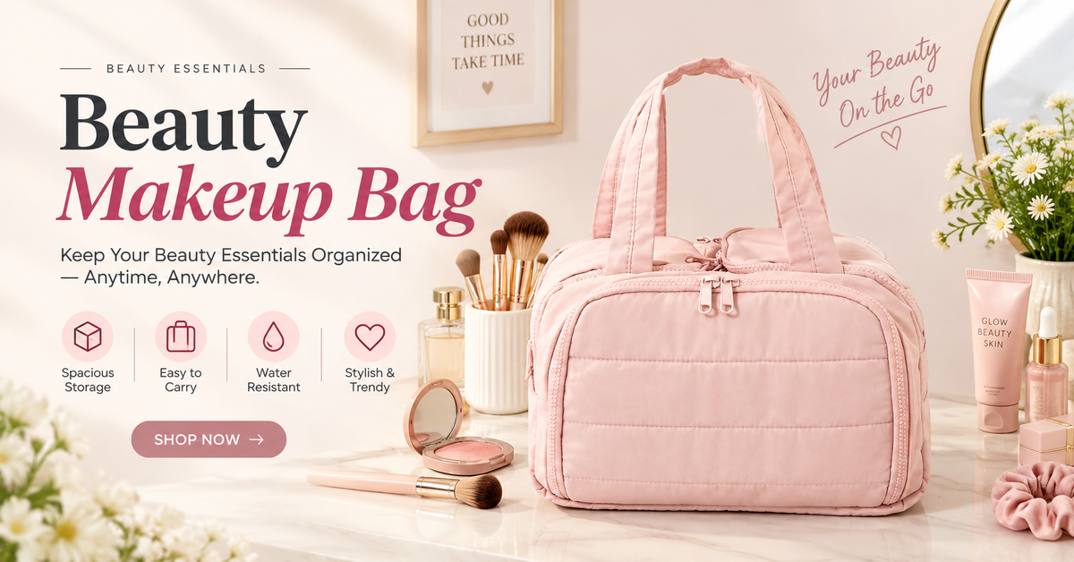Beauty Makeup Bag: Organized Storage, Travel-Friendly Styles & Buying Tips