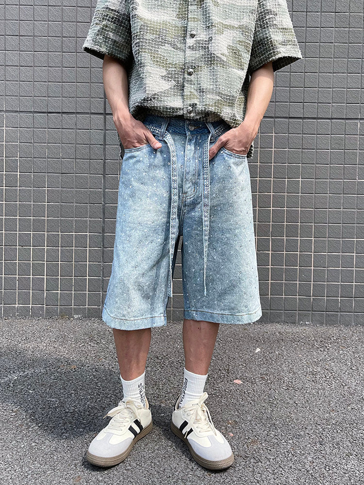 Hip-Hop Denim Shorts