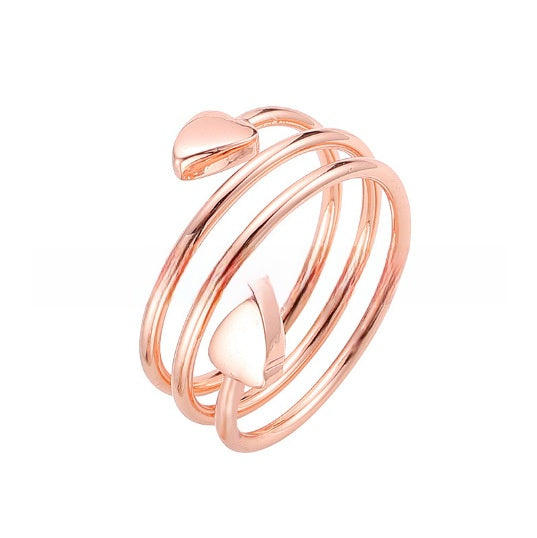 Heart Shaped Magnetic Stainless Steel Ring