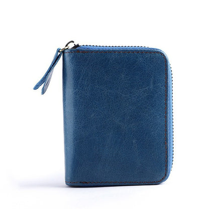 Genuine Leather Multi Card Holder Organizer