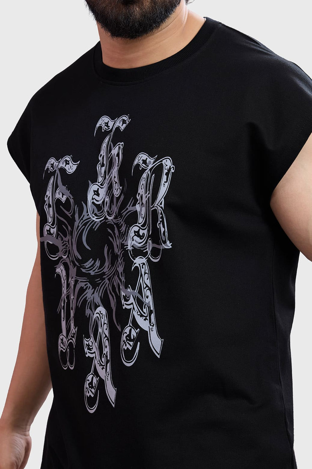 Ash Capsleeves Tank Black