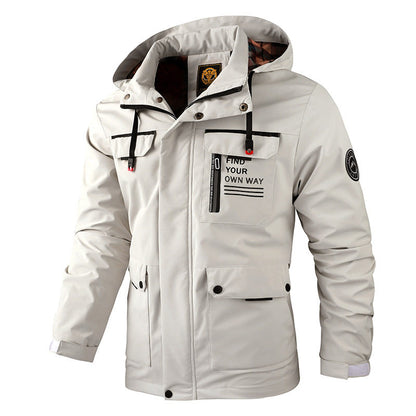 Mens Hooded Parka Jacket