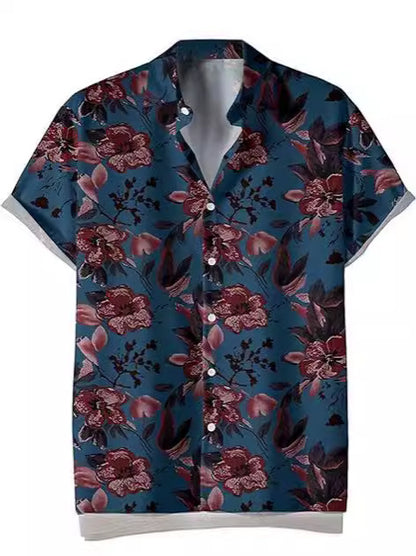 printing buckle short sleeve