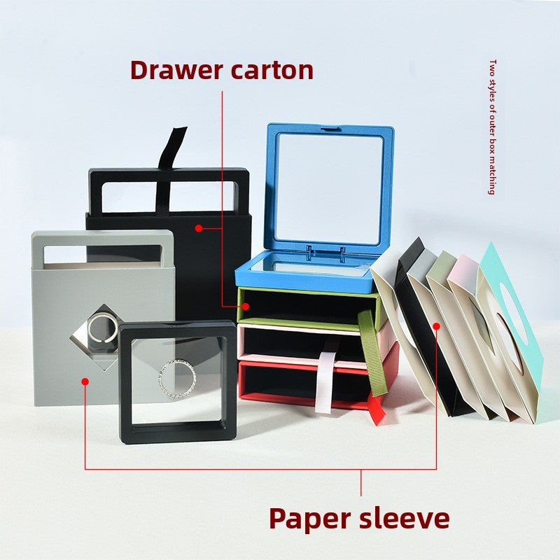 Suspension Film Jewelry Display Storage Boxes