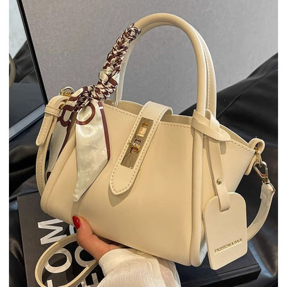 Stylish Women's PU Messenger Bucket Bag