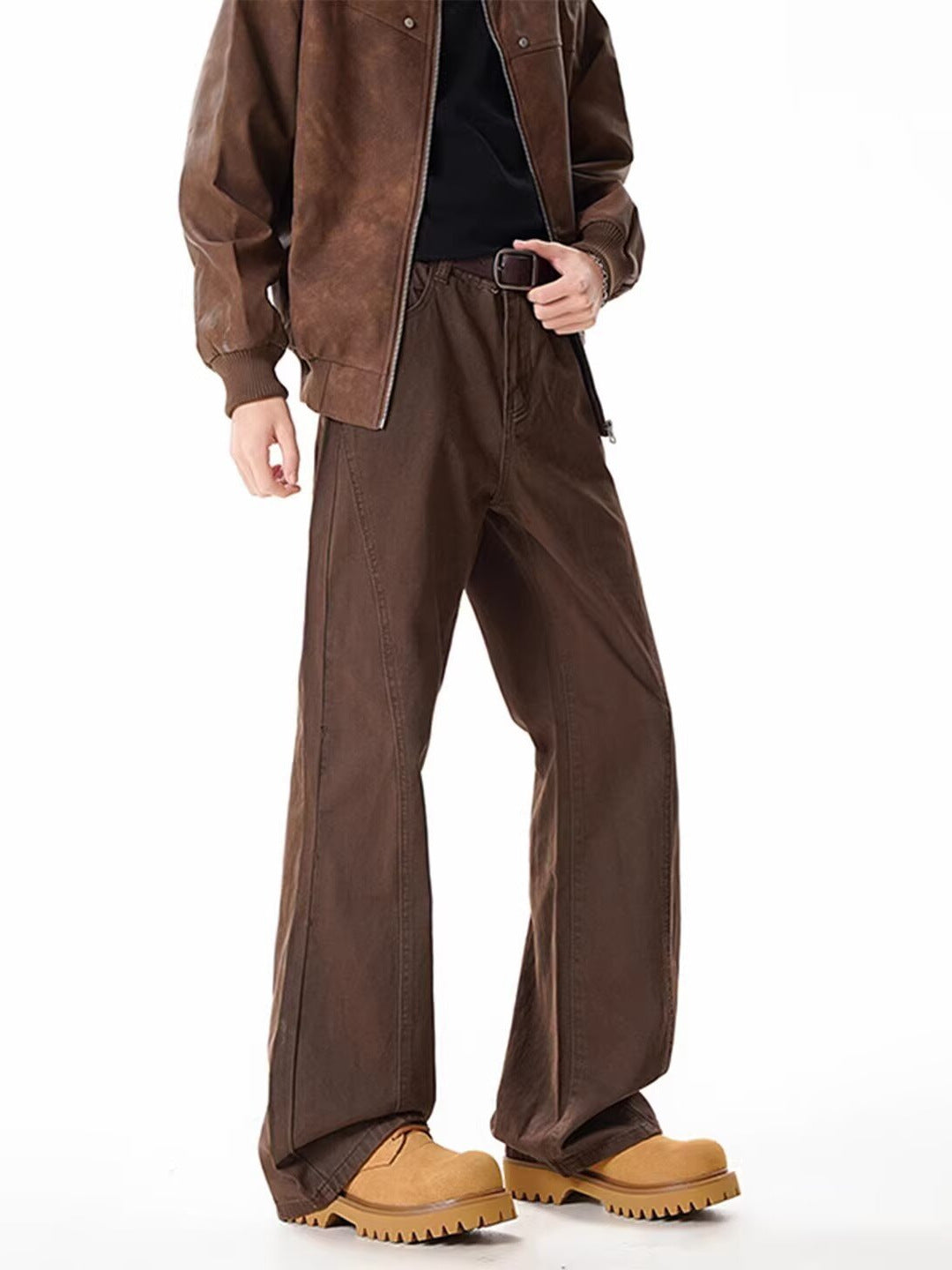 Mens Straight Leg Denim Pants