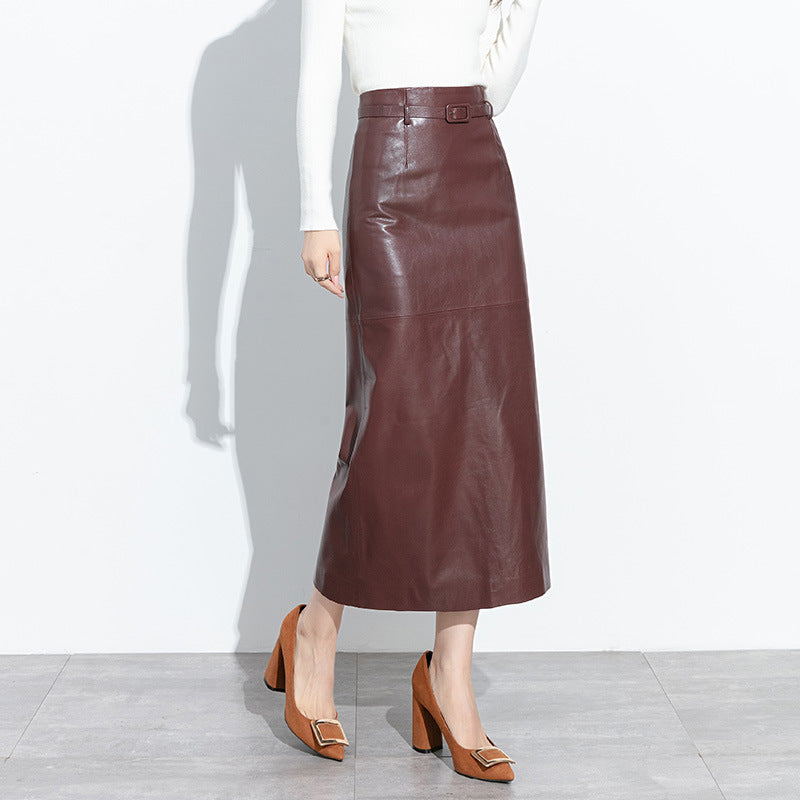 Womens Leather Skirt