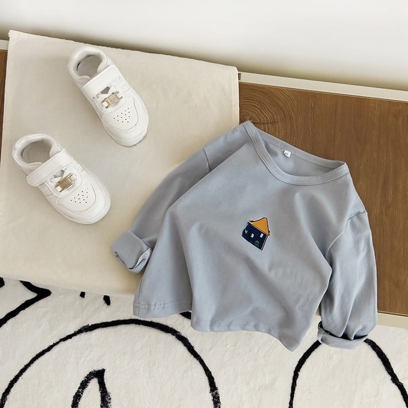 Spring and Autumn Cotton Base Shirt