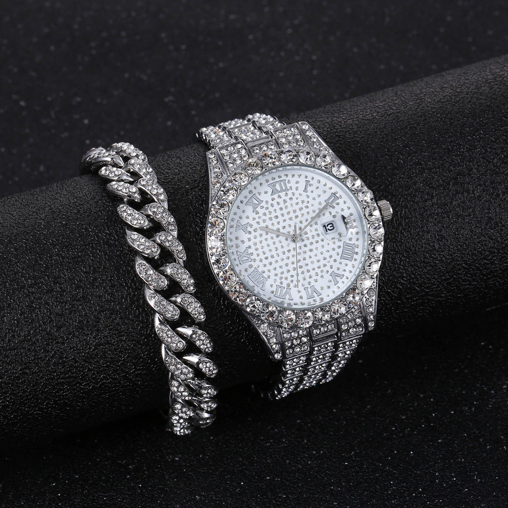 Full Diamond Watch Bracelet