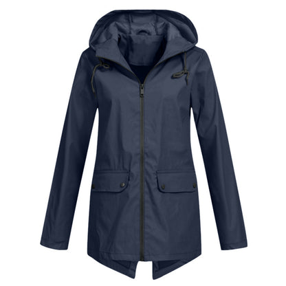 Lightweight Hooded Windproof Jacket for Women