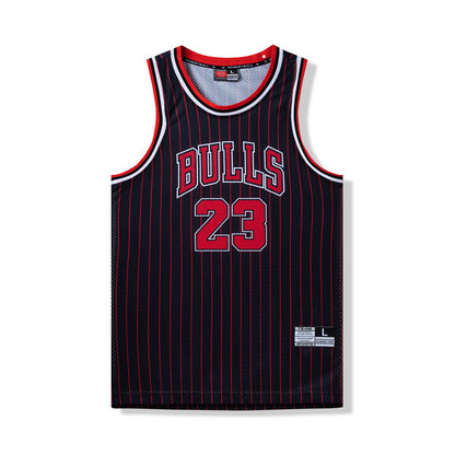 American Retro Mesh Jersey Iverson Maddie Kobe Curry Butler James Digital Print Basketball Vest