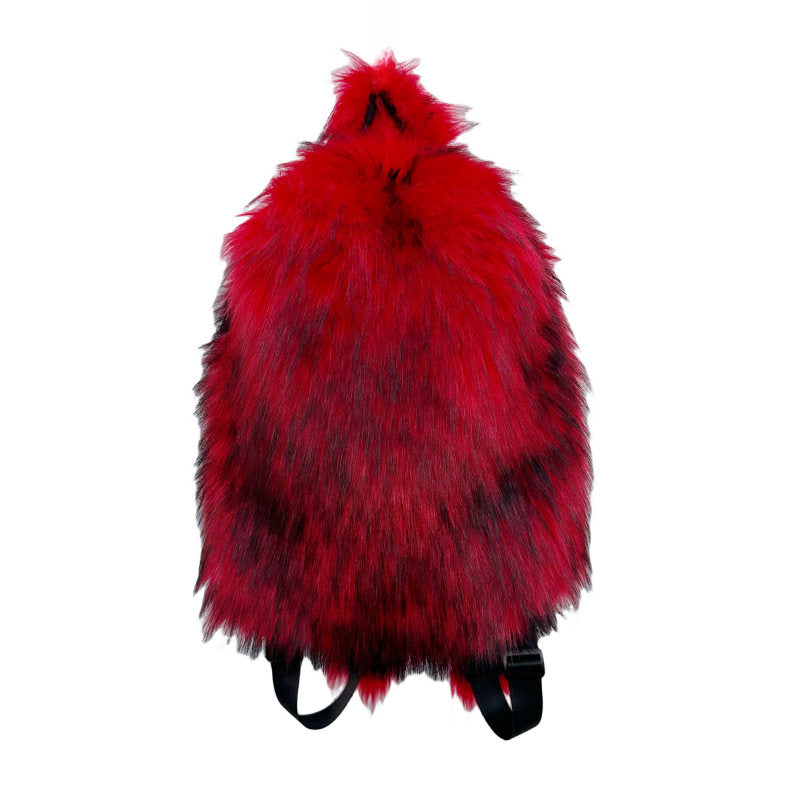 Ciseonik Hot-Selling School Bag, Fur Backpack, Women's Furry Bag, New Versatile Travel Plush Backpack