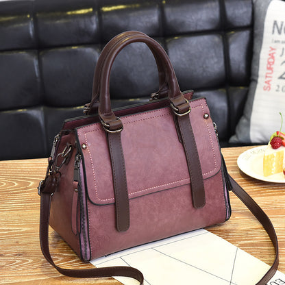Fashion Retro Women Handbag Large Capacity Crossbody Bag