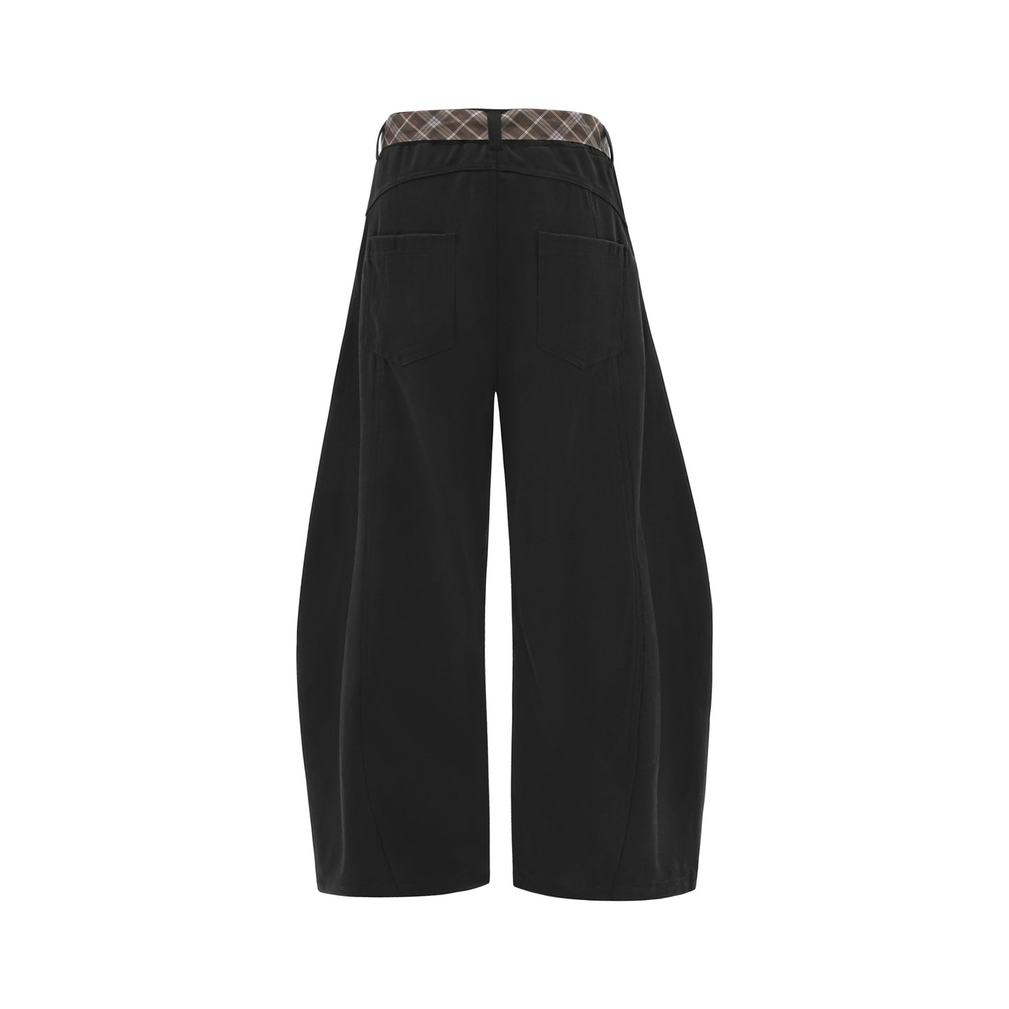 Loose-fitting men's casual workwear curved trousers