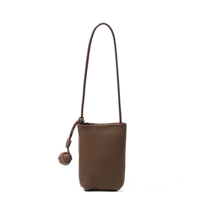 Women's Genuine Leather Crossbody Phone Bag
