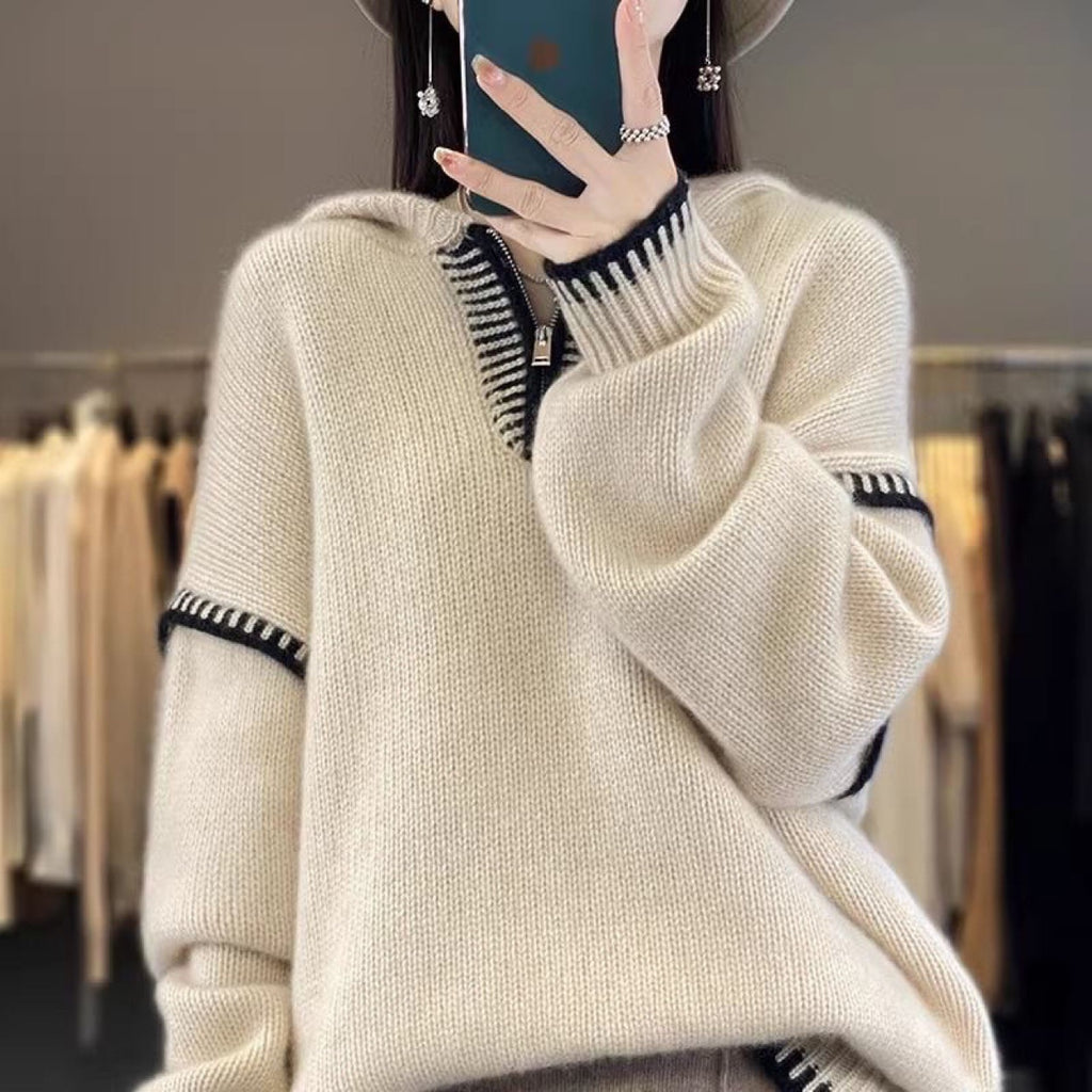 Women Hooded knitwear