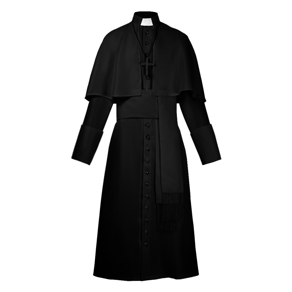 Medieval Priest Cosplay Robe Costume