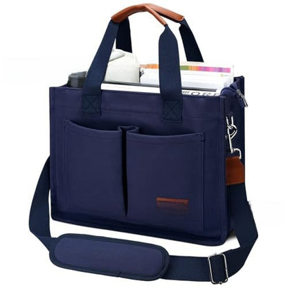 Artistic canvas large-capacity multi-layer single-shoulder bag