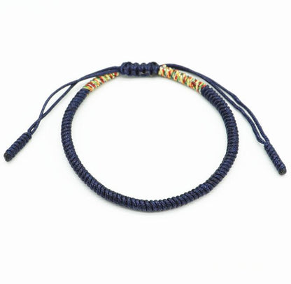 10pcs Multi Color Tibetan Buddhist Good Lucky Charm Tibetan Bracelets Handmade Knots Rope Bracelet