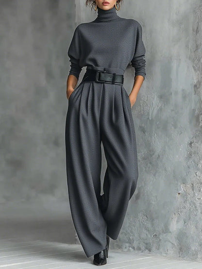 Women's Long Sleeve Shirt and Trousers Set