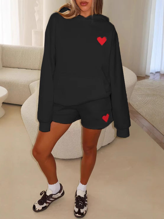 Women's Hooded Pullover Sweatshirt Set