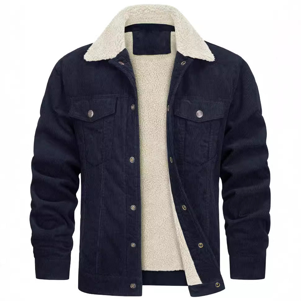 Mens Corduroy Jacket with Wool Liner