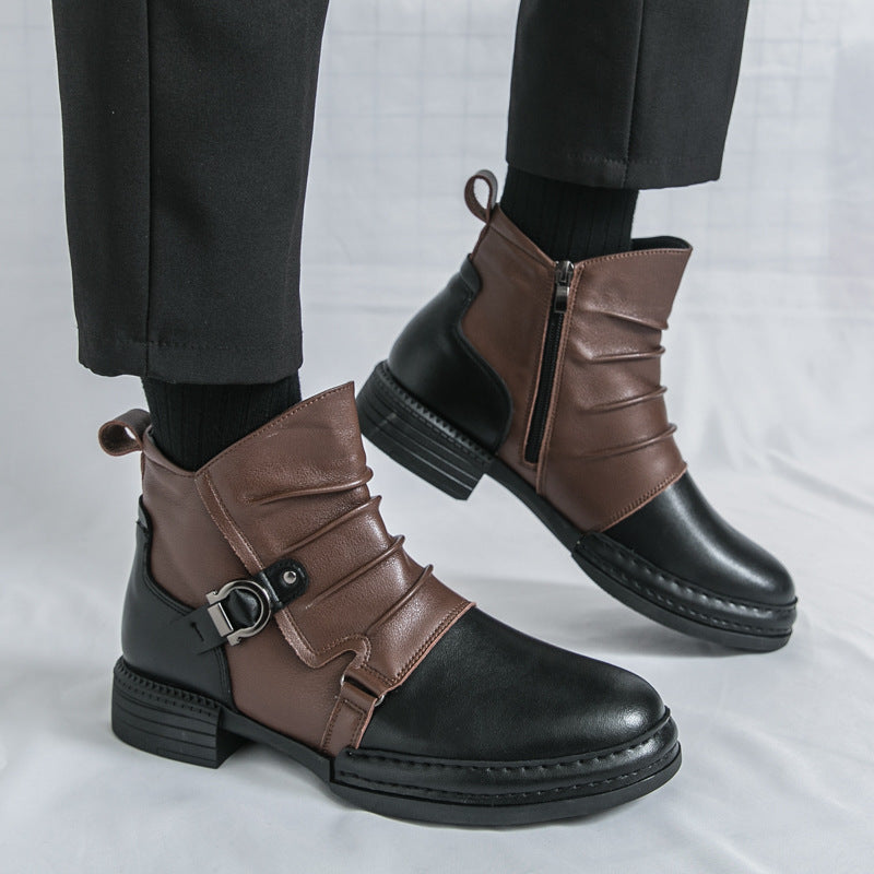 leather boots