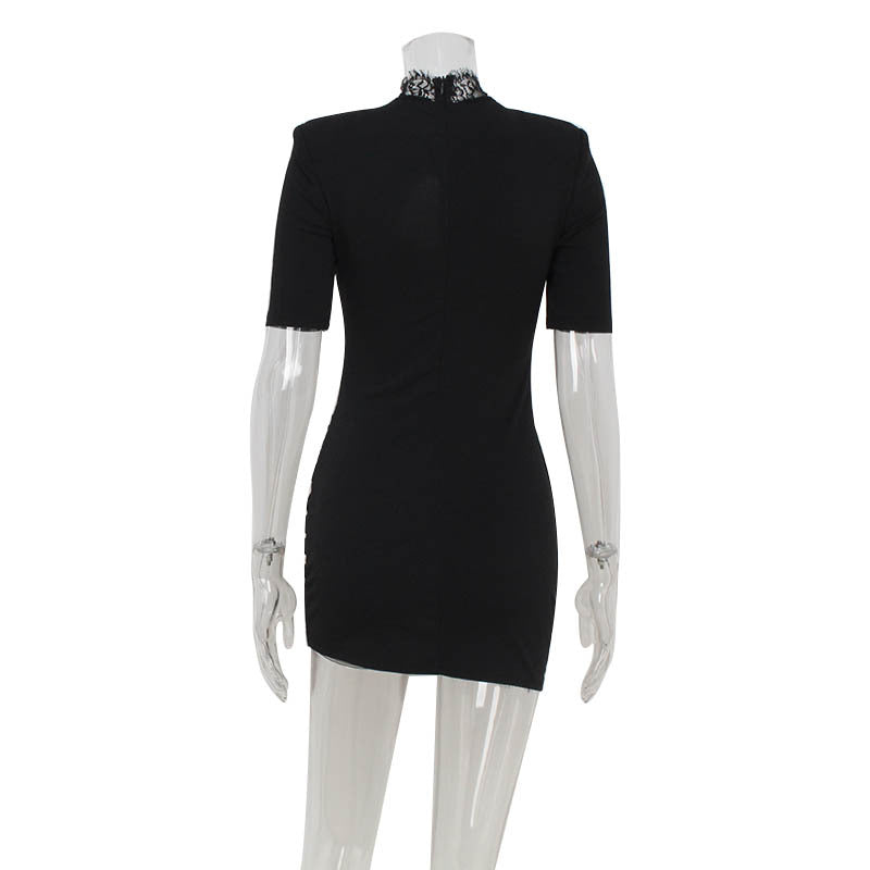 Elegant Lace Hollow Out Bodycon Dress