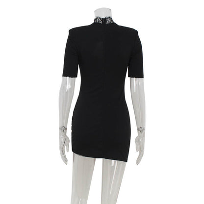 Elegant Lace Hollow Out Bodycon Dress