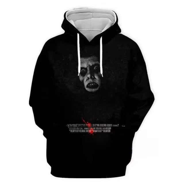 3d digital printing street men's crown sweatshirt