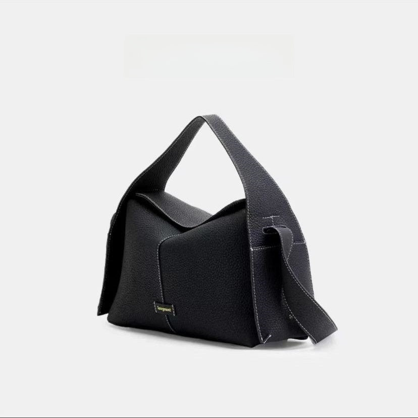 Songmont Eaves Hobo Leather Crossbody Bag