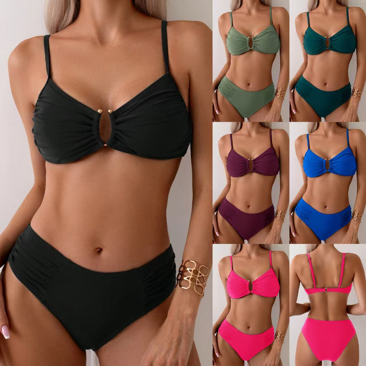 Women's Push-Up Cut-Out Bikini Set