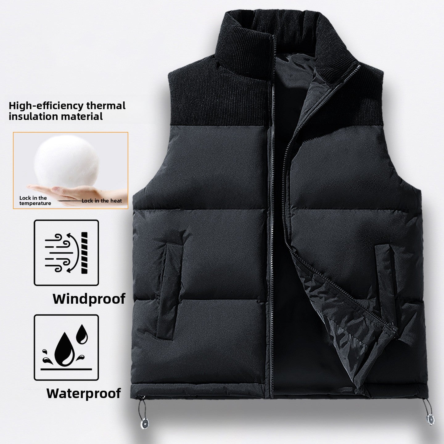 Autumn and Winter Cotton Vest