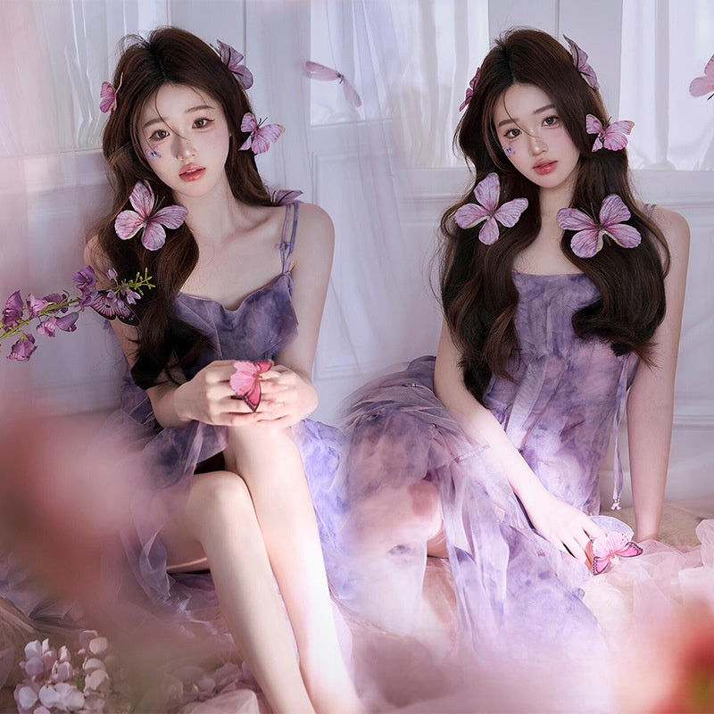 Photo Studio Spring Theme Long Dress