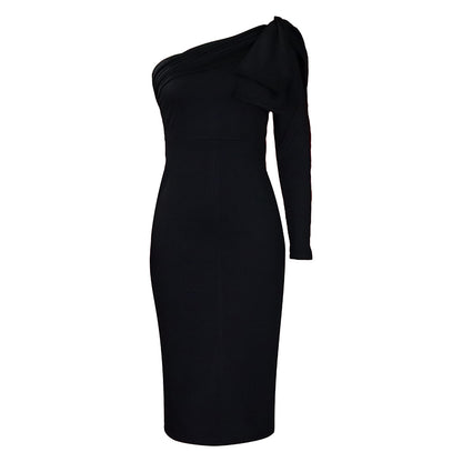 Womens Off-Shoulder Bodycon Dress