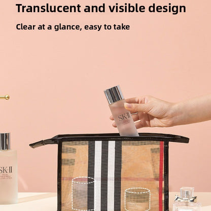 Portable makeup bag storage box