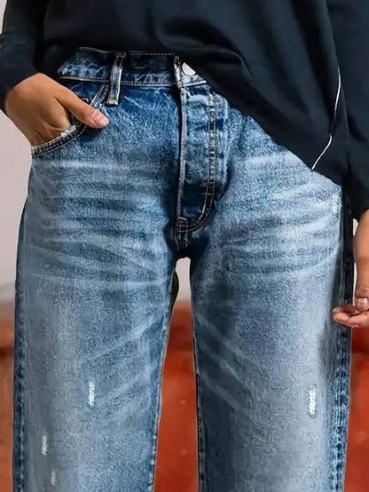 Straight-leg cropped pants