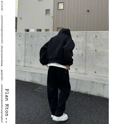 Hoodie and Cardigan Two-Piece Set