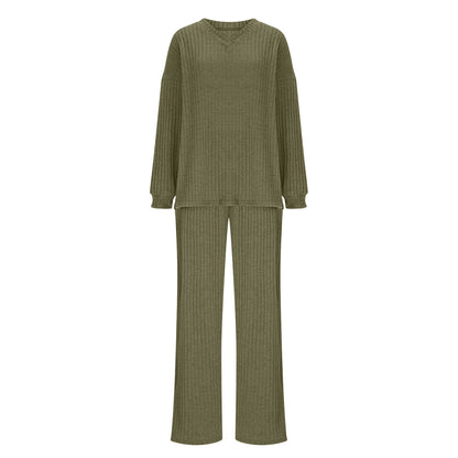 Casual Two-Piece Set with T-Shirt and Pants