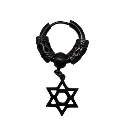Men's and Women's Earrings Fashion Personality Earclips Retro Style Men's and Women's Exaggerated Earrings