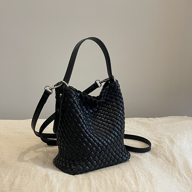 Handmade Woven Tote Bag with Adjustable Strap