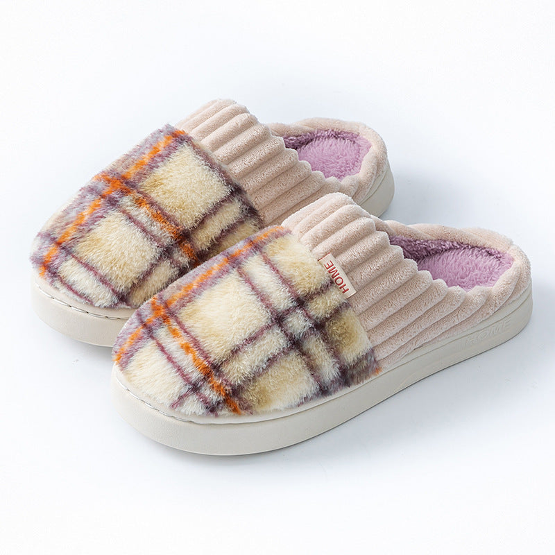 Winter Plush Non-Slip Indoor Slippers