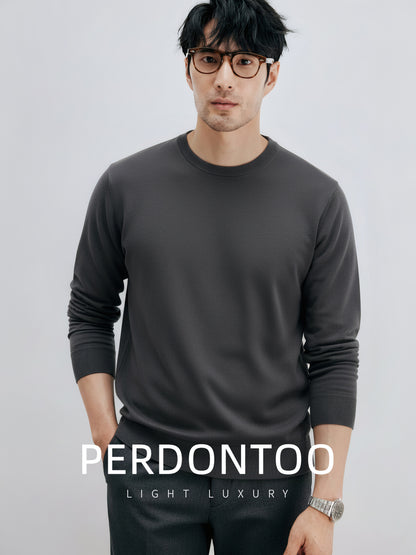 Mens Wool Blend Knit Sweater