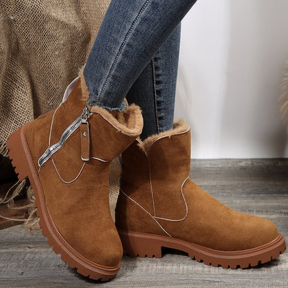 Snow boots with insulation for warmth