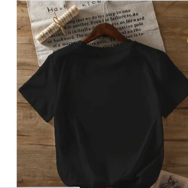 Plus Size Printed Cotton T-Shirt