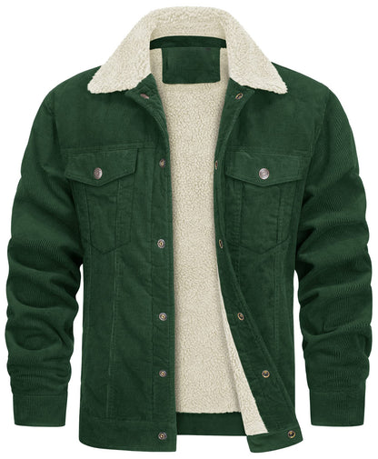 Mens Corduroy Jacket with Wool Liner