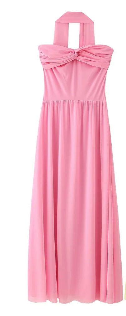 Strapless Sleeveless Long Dress